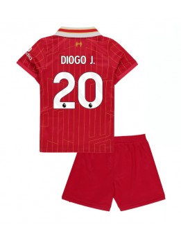 Detské Futbalové oblečenie Liverpool Diogo Jota #20 2024-25 Krátky Rukáv - Domáci (+ trenírky)